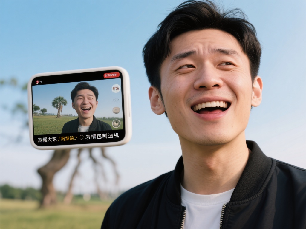 他的视频不仅记录了这一奇特事件，也通过自