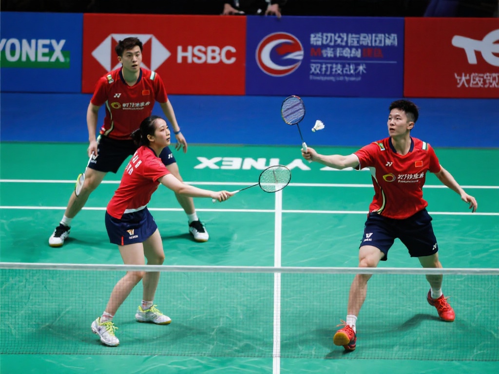 苏迪曼杯1/4决赛:中国力战马来西亚精彩集锦 本场比赛的亮点之一在于对“双打技战术”的